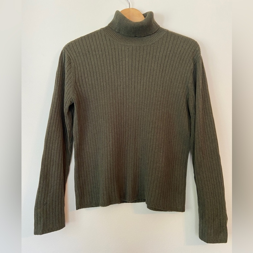 Talbots Cotton Turtleneck Sweater